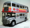Sun Star 1:24 1958 AEC Routemaster Double Decker Bus: Queens Silver Jubilee 1977 Livery
