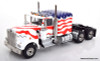 1967 Kenworth W900 Tractor, Stars & Stripes 1:18 Diecast Model Truck by Road Kings