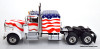 1967 Kenworth W900 Tractor, Stars & Stripes 1:18 Diecast Model Truck by Road Kings