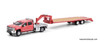 Greenlight 1:64 2018 Chevrolet Silverado 3500HD w/Gooseneck Trailer, Red
