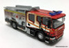 Oxford 1:76 2018 Scania P360 Fire Truck: Humberside Fire & Rescue (Remembrance Day Livery)