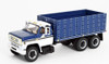 First Gear 1:64 Chevy C65 Tandem Axle Grain Truck: Blue / White