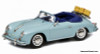 Schuco 1:43 Porsche 356A Convertible, Light Blue