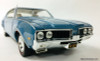 American Muscle Mint 1:18 1969 Oldsmobile 4-4-2, Metallic Blue