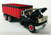 First Gear 1:64 Chevy C65 Tandem Axle Grain Truck: Black/Red