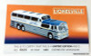 Corgi 1:50 GM-4501 Greyhound SceniCruiser: Lioneville Express