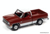 AutoWorld 1:64 1981 Chevrolet Silverado C10 Fleetside, Red/White