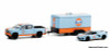 Greenlight 1:64 2021 Chevrolet Silverado & 2021 Chevrolet Corvette C8: Gulf Oil