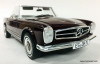 Schuco 1:18 1963 Mercedes Benz 280 SL Pagoda Spider, Burgundy