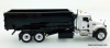 First Gear 1:87 Mack Granite Truck w/Roll-Off Container, White/Black