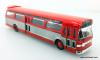 Busch 1:87 GM Fishbowl Bus, Red/Silver: South Ave