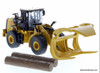 Diecast Masters 1:64 Cat 950M Wheel Loader w/Log Fork & General Purpose Bucket