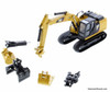 Diecast Masters 1:64 Caterpillar 320FL Hydraulic Excavator w/Accessories