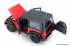 Maisto 1:18 2014 Jeep Wrangler, Red