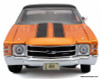 Maisto 1:18 1971 Chevrolet Chevelle SS 454 Sport Coupe, Metallic Orange