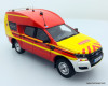Alarme 1:43 Ford Ranger BSE 4 Door:  Civil Defense Ambulance 