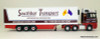 Corgi 1:50 Mercedes Benz Actros w/Refrigerated Trailer: Southbar Transport, Inchinnan Scotland