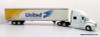 Only One! Tonkin Replicas 1:53 International ProStar w/ GDC Trailer: United Van Lines