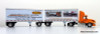 DG Productions 1:64 Volvo VNM w/ 28' Double Pup Trailers: Yellow Freightways / KMCA         