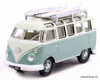 Oxford 1:76 Volkswagen T1 Samba w/Surfboards, Green/Green