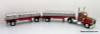 Only One! Tonkin Replicas 1:53 Peterbilt 379 Day Cab w/ AG Double Flatbed Trailers: Farley Transportation