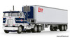 DCP by FG 1:64 Peterbilt 352 COE w/86" Sleeper and 40' Vintage Refrigerated Trailer: Lisa Motor Lines 