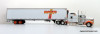 Only One! Tonkin Replicas 1:53 Kenworth W900L Sleeper Cab w/ 53' Arctic Lite Refrigerated Trailer: Navajo Freight Lines