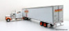 Only One! Tonkin Replicas 1:53 Kenworth W900L Sleeper Cab w/ 53' Arctic Lite Refrigerated Trailer: Navajo Freight Lines