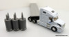 Only One! DG Productions 1:64 Volvo VNL Sleeper Cab w/ Transformer Load Flatbed Trailer: Jacksonville Electrical Authority (JEA)