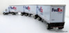 Only One! DG Productions 1:64 Volvo VNL Day Cab w/ 28' Triple Pup Trailers: FedEx Freight