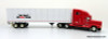 Only One! PEM Hartoy 1:64 Freightliner FLD 120 Sleeper Cab w/ 45' Trailer: Dart Transit / The Dart Advantage