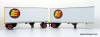 Only One! Tonkin Replicas 1:53 28' Double Pup Trailers: Estes Express Lines