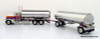 Only One! Tonkin Replicas 1:53 Peterbilt 388 Tank Truck w/ Fuel Tank Trailer: Boyett Petroleum