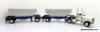 Only One! Tonkin Replicas 1:53 Peterbilt 388 Day Cab w/ 24' AG Double Hopper Trailers: Riverside Transport