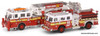 ONLY ONE!! Code 3 1:64 Aerialscope Ladder & Seagrave Pumper L31/E82: FDNY Fire Station Set