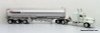 Only One! Tonkin Replicas 1:53 Peterbilt 386 Midroof Sleeper Cab w/ Stainless Steel Tanker Trailer: Abenaqui Carriers