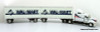 Only One! Tonkin Replicas 1:53 Kenworth T600 Sleeper Cab w/ 28' Double Pup Trailers: Walmart Transportation / Sam's Club