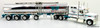 Only One! Tonkin Replicas 1:53 International 9900 Sleeper Cab w/ Chrome Chemical Tanker Trailer: B&B Transport