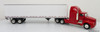 Only One! PEM Hartoy 1:64 Kenworth T600 Sleeper Cab w/ 53' Trailer: Show Truck, Red and White
