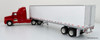Only One! PEM Hartoy 1:64 Kenworth T600 Sleeper Cab w/ 53' Trailer: Show Truck, Red and White