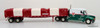 Only One! PEM Hartoy 1:64 Freightliner Century Mid-Roof Sleeper Cab w/ Flatbed Trailer: Venezia Hauling