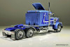 IXO 1:43 1973 Peterbilt 359 Sleeper Tractor, Blue/Custom Paint Trim