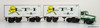 PEM Tonkin Replicas 1:64 Kenworth T800 Day Cab w/ 28' Double Pup Trailers: Lynden Transport Inc (LTI) / Alaska Marine Trucking
