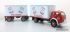 First Gear 1:34 1953 White 3000 Freight Truck w/16' Pup Trailer: Texaco Motor Oil