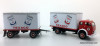 First Gear 1:34 1953 White 3000 Freight Truck w/16' Pup Trailer: Texaco Motor Oil