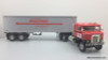 First Gear 1:34 1953 Kenworth Bull Nose Day Cab w/35' Dry Goods Trailer: West Coast Fast Freight