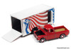 Johnny Lightning 1:64 1955 Chevrolet Cameo w/Enclosed Car Trailer, Cardinal Red