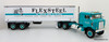 Only One! First Gear 1:34 1953 Kenworth "Bull-Nose" COE Tractor w/ 35' Trailer: Flexsteel Industries