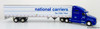 Only One! PEM Hartoy 1:64 Kenworth T2000 Sleeper Cab w/ 53' Refrigerated Trailer: National Carriers