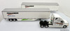 Only One! Tonkin Replicas 1:53 Freightliner Cascadia Sleeper Cab w/ Two-Set 53' GDC Trailers: Challenger Motor Freight
